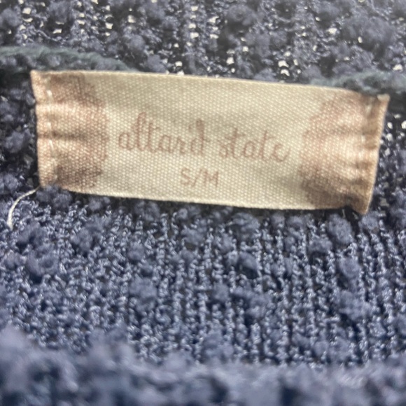 S/M Altar’d State Blue Sweater - Picture 3 of 5